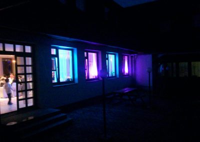 DJ a dekoračné osvetlenie na svadbu v hoteli Autis v Dolnom Smokovci